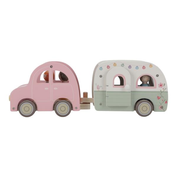 Little Dutch - Spielzeugauto mit Wohnwagen